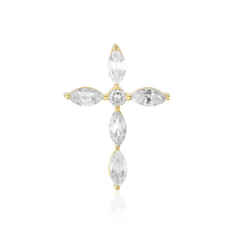 Zircon Silver Pendant (Adela Silber)