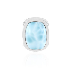 Zilveren hanger met een larimar