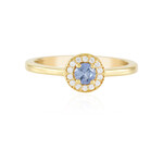 Anello in argento con Zaffiro Ceylon Blu