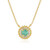 Collar en plata con Esmeralda de Colombia (de Melo Essence)