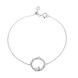 Bracelet en argent et Perle blanche de culture d'eau douce
