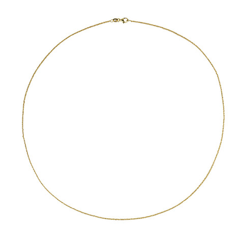 Silber-Criss-Cross-Kette - 4,9 g - 80 cm - vergoldet