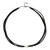 Schwarzer Spinell-Silberhalskette