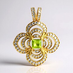 Ciondolo in argento con Sfene