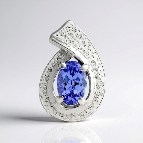 Ciondolo in argento con Tanzanite (Pallanova)