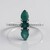 Anello in argento con Grandidierite