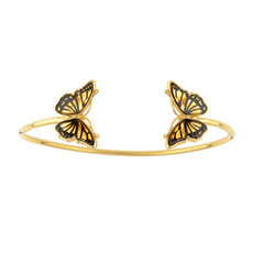 Baltic Amber Silver Bangle