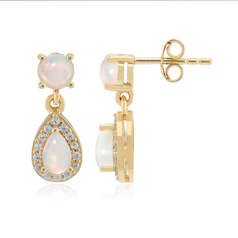 Orecchini in argento con Opale di Welo