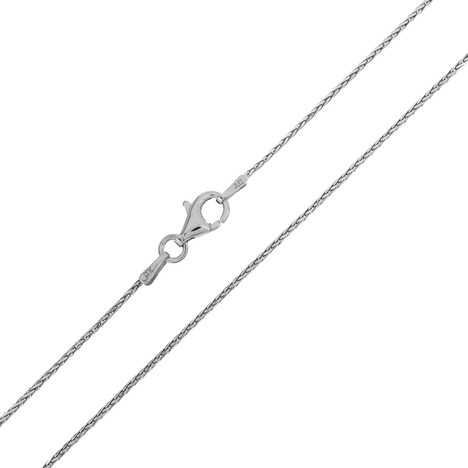 Silber-Zopfkette - 80 cm - 4,42 g