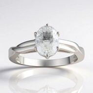 Anillo en plata con Cuncita blanca (Pallanova)