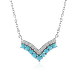 Collana in argento con Turchese Sleeping Beauty