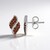 Orecchini in argento con Zircone Champagne