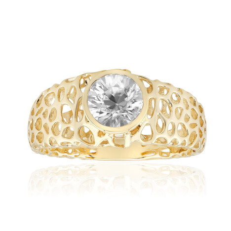 9K Zircon Gold Ring (Ornaments by de Melo)