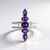 Anello in argento con Ametista Siberiana