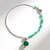 Bracciale in argento con Onice Verde
