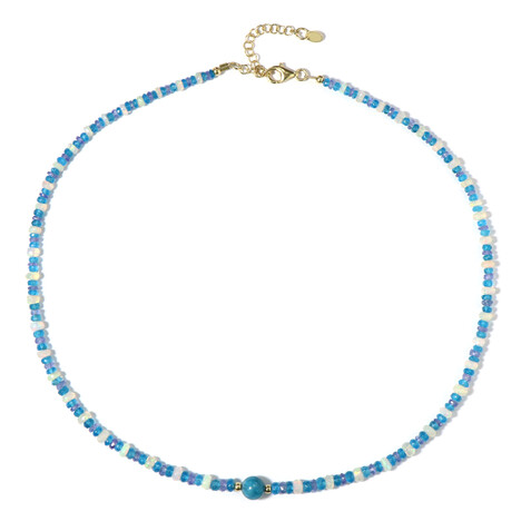 Edelstein-Silberhalskette (Riya)