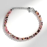 Edelstein-Silberarmband
