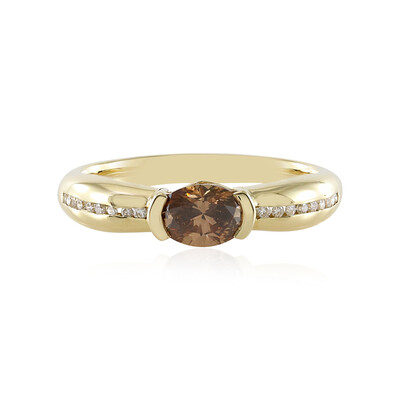 Bague en or et Diamant chocolat SI2 (de Melo)