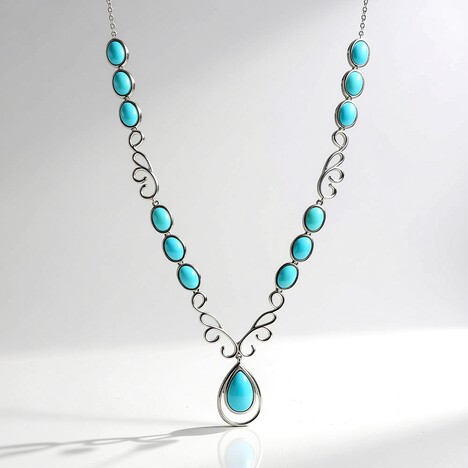 Collana in argento con Turchese Sleeping Beauty