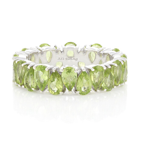 Anello in argento con Peridoto