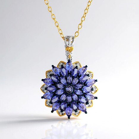 Collana in argento con Tanzanite (Gems en Vogue)