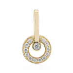 9K SI1 (G) Diamond Gold Pendant (Annette)