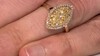 Gouden ring met SI2 Fancy Diamanten (CIRARI)