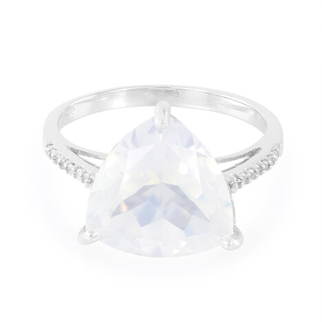 Eismond-Quarz-Silberring