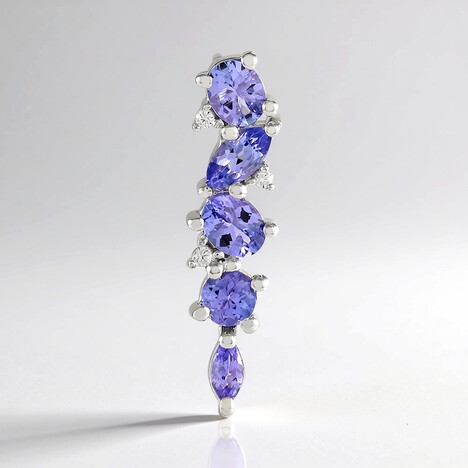 Ciondolo in argento con Tanzanite
