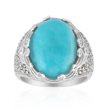 Anello in argento con Amazzonite (Annette classic)