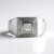 Anello in argento con Opale di Welo (MONOSONO COLLECTION)