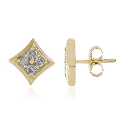 Boucles d'oreilles en or et Diamant I2 (H) (de Melo)