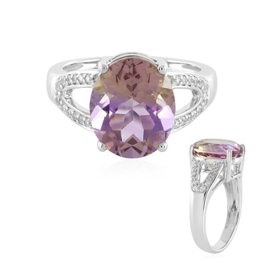 Anello in argento con Ametrina