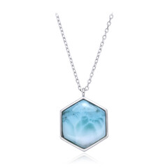Larimar Silver Necklace