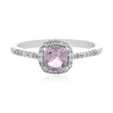 Anello in argento con Ametista Rose de France