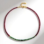 Collana in argento con Rubino (Riya)