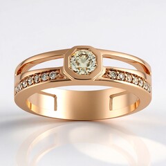 Bague en or et Diamant rose de France VS1 d'Argyle