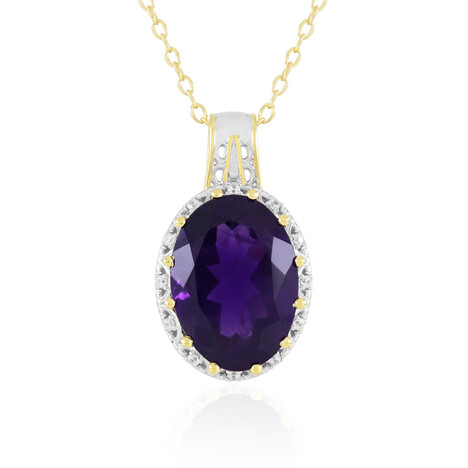 Collar en plata con Amatista (Gems en Vogue)
