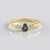 Anello in argento con Granato Cangiante del Madagascar