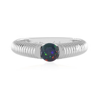 Zilveren ring met een Mezezo opaal (de Melo)