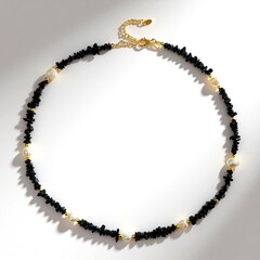 Collana in argento con Tormalina Nera