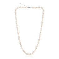 Collier en argent et Perle blanche de culture d'eau douce (TPC)