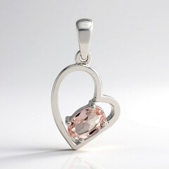 Ciondolo in argento con MORGANITE MARROPINO