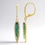 Indicolite Silver Earrings (Adela Silber)