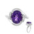 Sibirischer Amethyst-Silberring