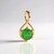 Ciondolo in argento con Lemshuku Tsavorite