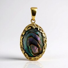 Pendentif en argent et Quartz blanc (Art of Nature)