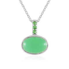 Collar en plata con Crisoprasa (KM by Juwelo)