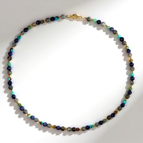 Collana in argento con Labradorite