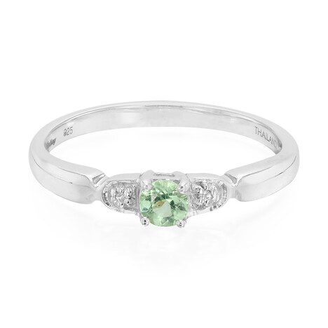 Bague en argent et Tourmaline Paraïba